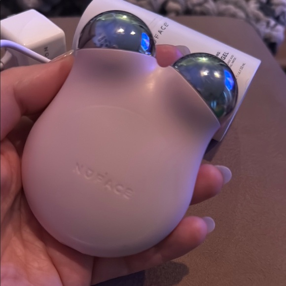 NuFace Mini Smart Toning Device in Light Pink with Silver Accents - Picture 3 of 5